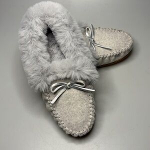 J Crew Moccasin Slippers. NEW